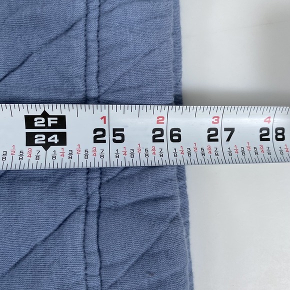 Eddie Bauer Womens Quilted Cotton Blend Full Zip Jacket XL Blue Outdoor Grandma - Picture 10 of 12